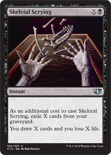 [162]【JP】占骨術/Skeletal Scrying【C14】[U][黒]