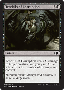 [166]【EN】堕落の触手/Tendrils of Corruption【C14】[C][黒]