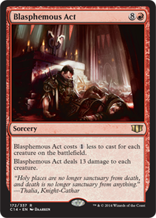 [172]【JP】冒涜の行動/Blasphemous Act【C14】[R][赤]