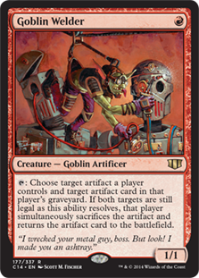 [177]【EN】ゴブリンの溶接工/Goblin Welder【C14】[R][赤]