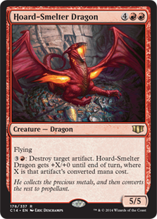 [178]【JP】蔵製錬のドラゴン/Hoard-Smelter Dragon【C14】[R][赤]