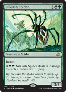 [214]【EN】絹鎖の蜘蛛/Silklash Spider【C14】[R][緑]