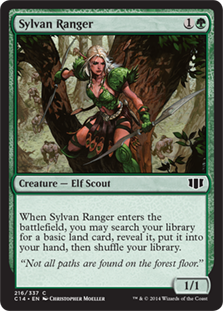 [216]【JP】森のレインジャー/Sylvan Ranger【C14】[C][緑]