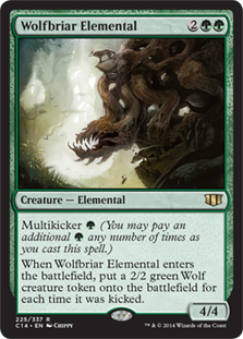 [225]【EN】狼茨の精霊/Wolfbriar Elemental【C14】[R][緑]