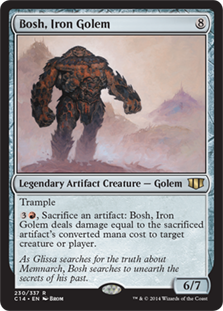 [230]【JP】鉄のゴーレム、ボッシュ/Bosh, Iron Golem【C14】[R][茶]