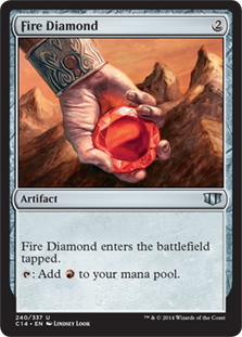 [240]【EN】緋色のダイアモンド/Fire Diamond【C14】[U][茶]
