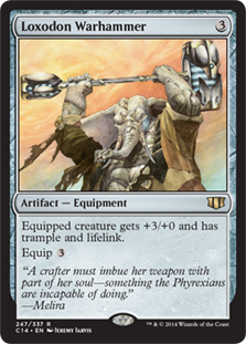 [247]【EN】ロクソドンの戦槌/Loxodon Warhammer【C14】[R][茶]