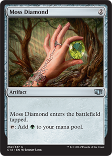 [252]【EN】苔色のダイアモンド/Moss Diamond【C14】[U][茶]