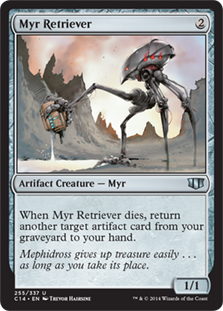 [255]【EN】マイアの回収者/Myr Retriever【C14】[U][茶]