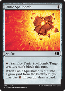 [259]【JP】恐慌の呪文爆弾/Panic Spellbomb【C14】[C][茶]