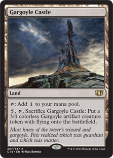 [297]【EN】ガーゴイルの城/Gargoyle Castle【C14】[R][土地]