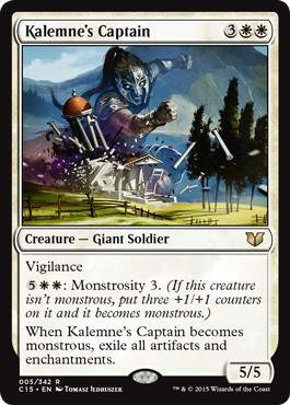 [005]【EN】カレムネの隊長/Kalemne's Captain【C15】[R][白]