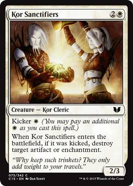 [073]【EN】コーの奉納者/Kor Sanctifiers【C15】[C][白]