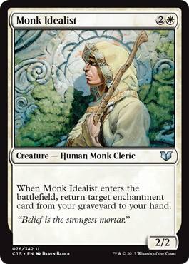 [076]【EN】理想主義の修道士/Monk Idealist【C15】[U][白]