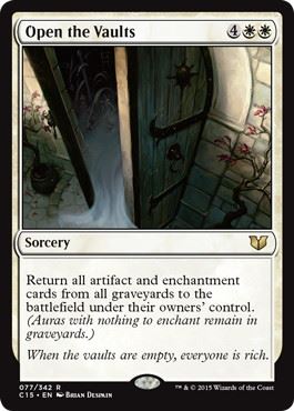 [077]【EN】蔵の開放/Open the Vaults【C15】[R][白]
