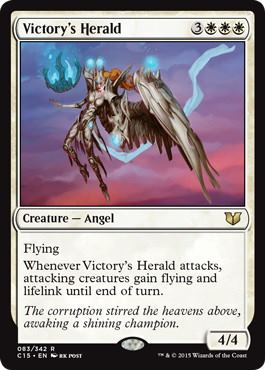 [083]【EN】勝利の伝令/Victory's Herald【C15】[R][白]