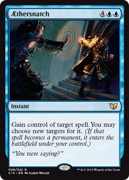 [009]【EN】霊気奪い/Aethersnatch【C15】[R][青]