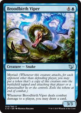 [010]【EN】群棲するバイパー/Broodbirth Viper【C15】[U][青]