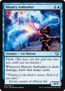 [012]【EN】錯覚の伏兵/Illusory Ambusher【C15】[U][青]
