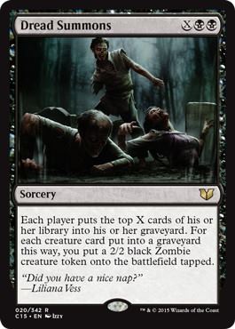 [020]【EN】戦慄の召喚/Dread Summons【C15】[R][黒]