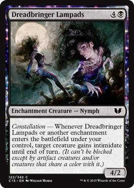 [122]【EN】戦慄運びのランパード/Dreadbringer Lampads【C15】[C][黒]