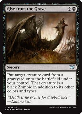 [134]【EN】墓場からの復活/Rise from the Grave【C15】[U][黒]
