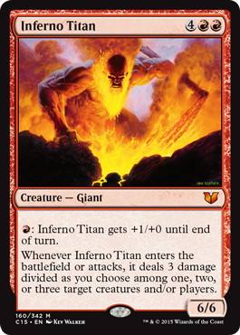 [160]【EN】業火のタイタン/Inferno Titan【C15】[R][赤]