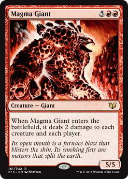 [161]【EN】マグマの巨人/Magma Giant【C15】[R][赤]