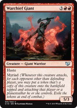 [031]【EN】戦長の巨人/Warchief Giant【C15】[U][赤]