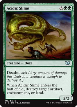 [173]【EN】酸のスライム/Acidic Slime【C15】[U][緑]