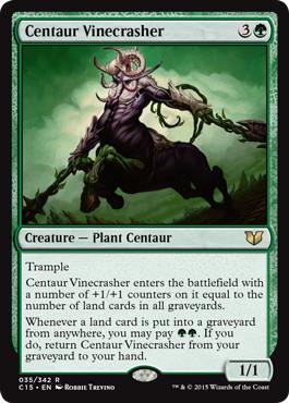 [035]【EN】ケンタウルスの壊し蔦/Centaur Vinecrasher【C15】[R][緑]