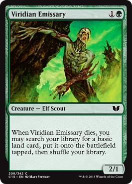 [208]【EN】ヴィリジアンの密使/Viridian Emissary【C15】[C][緑]