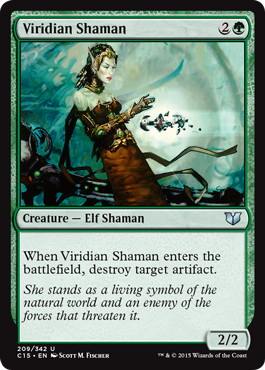 [209]【EN】ヴィリジアンのシャーマン/Viridian Shaman【C15】[U][緑]
