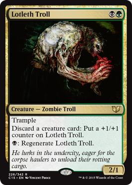 [226]【EN】ロッテスのトロール/Lotleth Troll【C15】[R][多色]