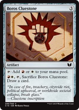 [246]【EN】ボロスの導き石/Boros Cluestone【C15】[C][茶]