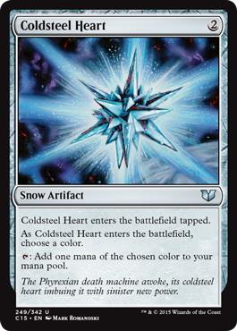 [249]【EN】冷鉄の心臓/Coldsteel Heart【C15】[U][茶]