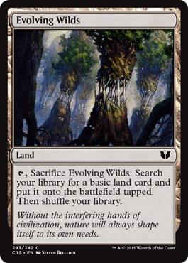 [283]【EN】進化する未開地/Evolving Wilds【C15】[C][土地]