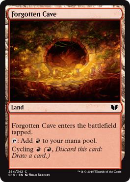 [284]【EN】忘れられた洞窟/Forgotten Cave【C15】[C][土地]