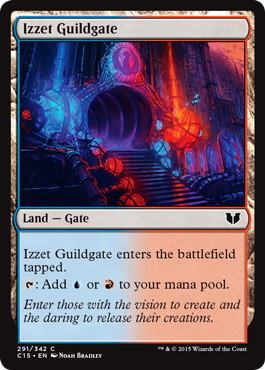 [291]【EN】イゼットのギルド門/Izzet Guildgate【C15】[C][土地]
