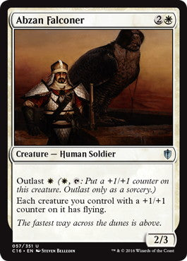[057]【EN】アブザンの鷹匠/Abzan Falconer【C16】[U][白]