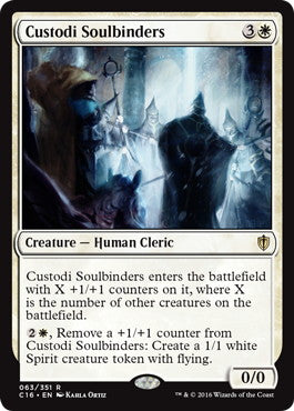 [063]【EN】カストーディの霊魂縛り/Custodi Soulbinders【C16】[R][白]