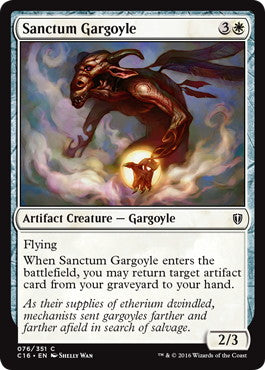 [076]【EN】聖域のガーゴイル/Sanctum Gargoyle【C16】[C][白]