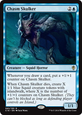 [085]【EN】地割れ潜み/Chasm Skulker【C16】[R][青]