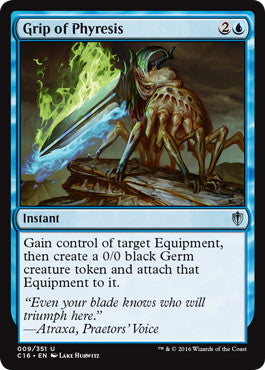 [009]【EN】ファイレクシア病の支配/Grip of Phyresis【C16】[U][青]