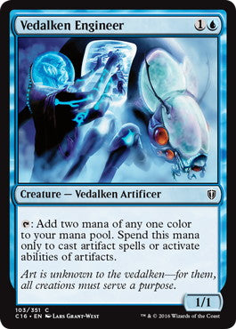 [103]【EN】ヴィダルケンの技術者/Vedalken Engineer【C16】[C][青]