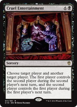 [011]【EN】残酷な見世物/Cruel Entertainment【C16】[R][黒]