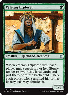[174]【EN】老練の探険者/Veteran Explorer【C16】[U][緑]