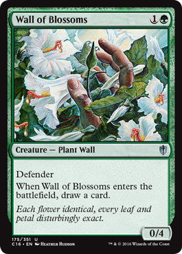 [175]【EN】花の壁/Wall of Blossoms【C16】[U][緑]