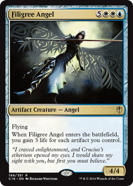 [199]【EN】金線の天使/Filigree Angel【C16】[R][多色]