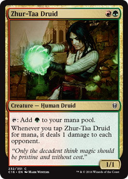 [232]【EN】ザル=ターのドルイド/Zhur-Taa Druid【C16】[C][多色]